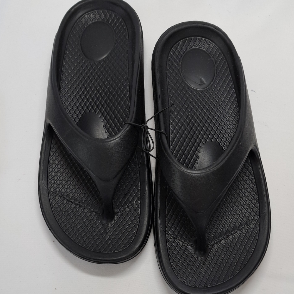 Black Orthopadic Sandals